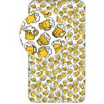 Jerry Fabrics Prostěradlo Pivo Bavlna 90x200 – Zboží Dáma
