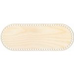 Woody Crafts Přírodní dno na háčkované košíky - Ovál Velikost: 20x10 cm – Sleviste.cz