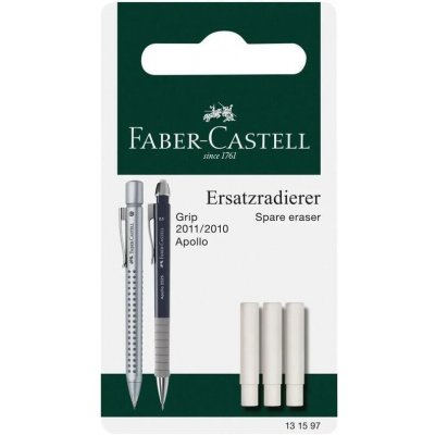 Faber-Castell pryž náhradní pro mikrotužku GRIP 2011 2010 3ks na blistru – Zboží Živě