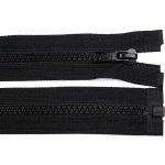 Prima-obchod Kostěný zip No 5 délka 120 cm bundový, barva 322 černá – Zboží Dáma