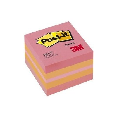 Bloček Post-it 2051-P, 51x51 mm, 400 lístků, růžový – Hledejceny.cz