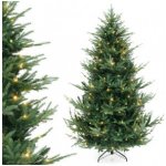 Umělý vánoční stromek CM25025DE-L s 340 teplými bílými LED světly, 210 cm - A COSTWAY – Zboží Dáma