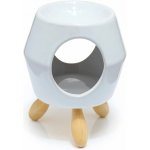 Empt Keramická aroma lampa s nožkami bílá – Zboží Dáma