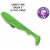 Návnada a nástraha Crazy Fish Tough 5 cm 20 Kiwi 8 ks