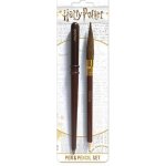 CurePink SR72540 Harry Potter Wand & Broom propiska a tužka 7 x 23 cm – Zboží Dáma