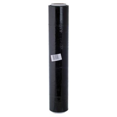 Balící stretch fólie 50cm 23mic 2,2kg černá – Sleviste.cz