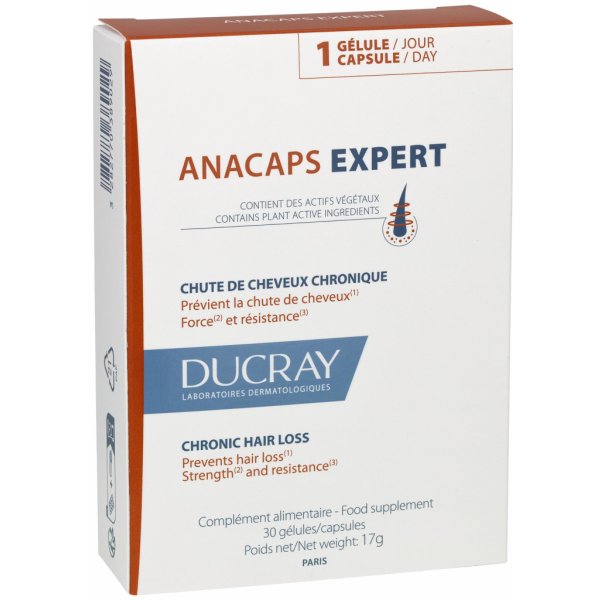 Doplněk stravy Ducray Anacaps Expert-chronické vypad.vlasů 30 kapslí