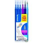Pilot FriXion Ball 07 Náplň sada 6 ks modrá (3 ×), růžová, fialová, sv. modrá – Zbozi.Blesk.cz