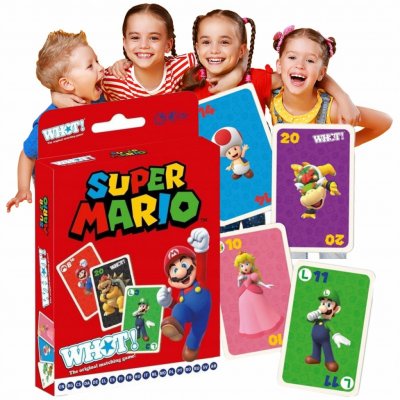 WHOT Super Mario karetní hra typu Uno – Zboží Mobilmania