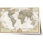 Sablio Plakát Mapa světa - 90x60 cm – Zboží Dáma