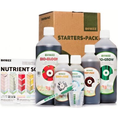 Biobizz Starters Pack bio startovací sada hnojiv a doplňků