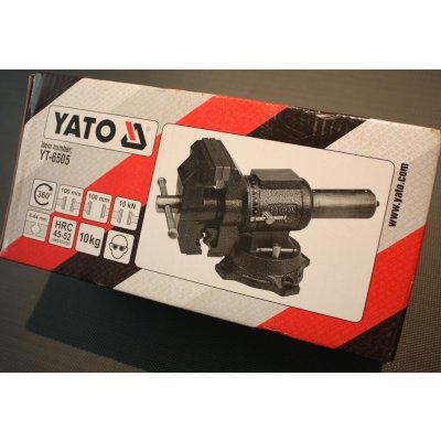 Yato YT-6505 svěrák zámečnický otočný 100 mm – Zboží Dáma