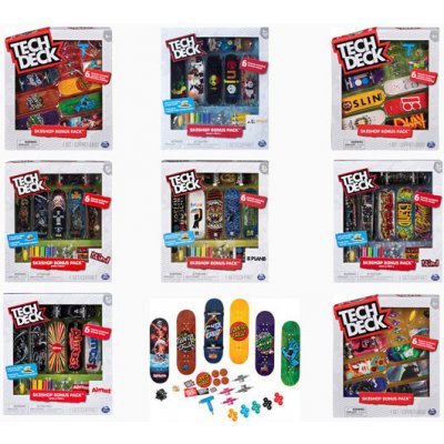 Spin Master International B.V TECH DECK SKATESHOP 6KS S PŘÍSLUŠENSTVÍM – Zboží Dáma