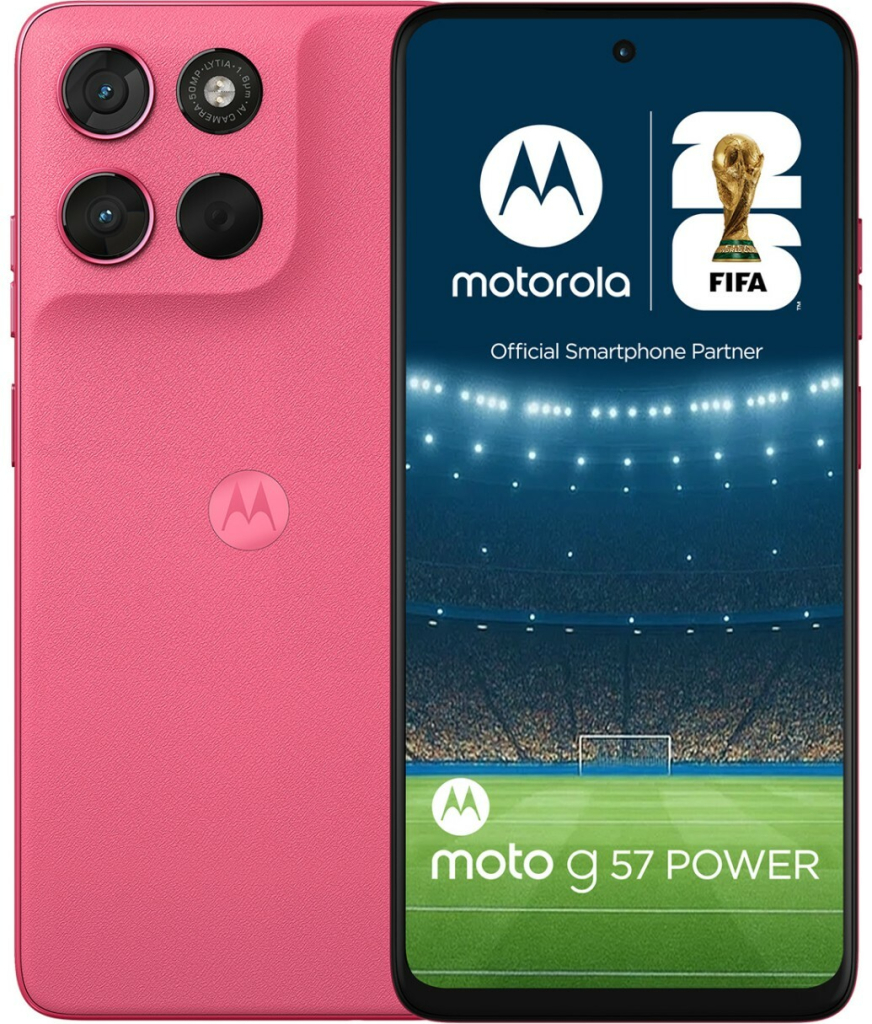 Motorola Moto G57 Power 5G 12GB/256GB PANTONE Pink Lemonade na Heureka.cz