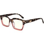 GLASSA Blue Light Blocking Glasses PCG 014, +4,00 dio, červený vzor – Zboží Živě