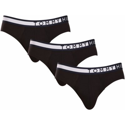 Tommy Hilfiger pánské slipy černé UM0UM01227 0R9 3Pack – Sleviste.cz