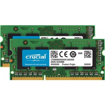 Crucial SODIMM DDR3 16GB KIT 1600MHz CL11 CT2KIT102464BF160B