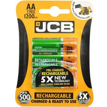 JCB RTU AA 1200mAh 4ks JCB-HR61300RC-4B