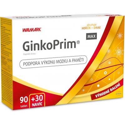 Walmark GinkoPrim Max 90+30 tablet – Zbozi.Blesk.cz