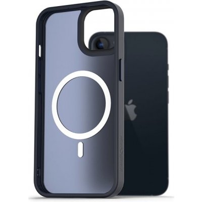 Pouzdro AlzaGuard Matte Case Compatible with MagSafe iPhone 13 tmavě modré – Zbozi.Blesk.cz