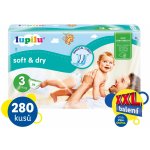 LUPILU XXL Soft & Dry 3 MIDI 280 ks – Zbozi.Blesk.cz