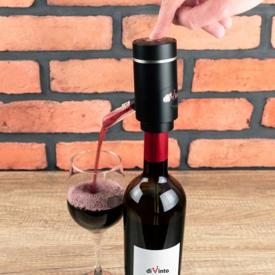 GAD02989 Elektrický dávkovač na víno s provzdušňovačem - diVinto – Zboží Mobilmania