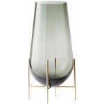 Váza Echasse S, Smoke / Brushed Brass – Audo Copenhagen – Hledejceny.cz