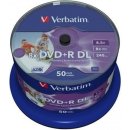 Verbatim DVD+R DL 8,5GB 8x, Printable, cakebox, 50ks (43703)