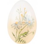 Dekorace keramické vajíčko s modrými květy 11*11*17 cm – Hledejceny.cz