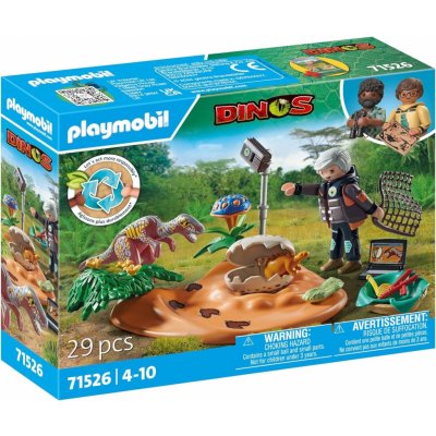 Playmobil 71526 Stegosaurovo hnízdo se zlodějem vajíček – Zboží Dáma