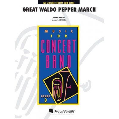 The Great Waldo Pepper March Velký Waldo Pepper noty pro školní orchestr party partitura