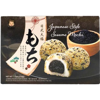Szu Shen Po Rýžové koláčky Mochi se sezamovou náplní 210 g – Zboží Dáma