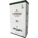 Whisky Laphroaig 10y 40% 0,7 l (dárkové balení 2 sklenice)