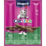Vitakraft Cat stick králík kachna 3 x 6 g – Zboží Mobilmania