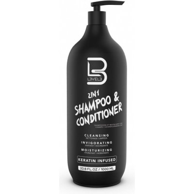 L3VEL3 šampon a kondicionér 1000 ml