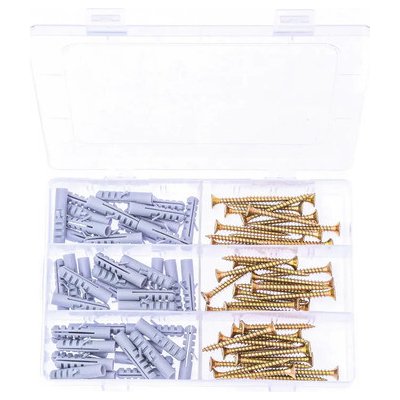 Sada - Univerzální vruty a hmoždinky 161ks – Sleviste.cz