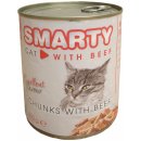 Krmivo pro kočky Smarty chunks Cat hovězí 810 g