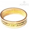 Prsteny Adanito BER8 12 zlatý z kombinovaného zlata