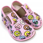 Pegres bačkory barefoot BF01 Donut růžové – Zboží Dáma