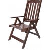 Zahradní židle a křeslo Zahradní dřevěné křeslo ANETA