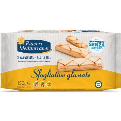 Piaceri Mediterranei bezlepkové křehké oplatky SFOGLIATINE s meruňkovou glazurou 150g – Zboží Dáma