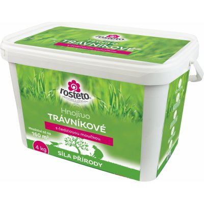 Rosteto Hnojivo s čedičovou moučkou - trávníkové proti mechu 4 kg