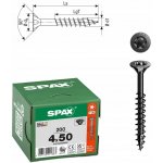 Vruty do dřeva SPAX 4x50mm torx, částečný závit, zápustná hlava, černé, 200 ks – Hledejceny.cz