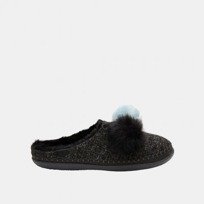Dámské černé pantofle TOMS Pom Pom Ivy – Hledejceny.cz