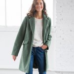 Blancheporte kabát šedozelený – Zboží Dáma