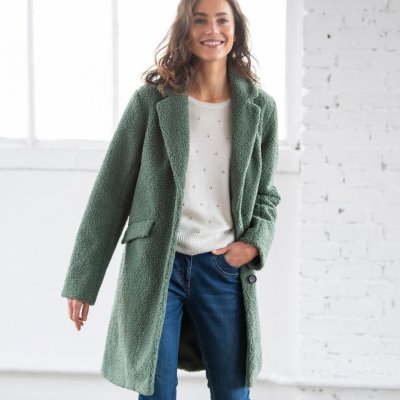 Blancheporte kabát šedozelený – Zboží Dáma