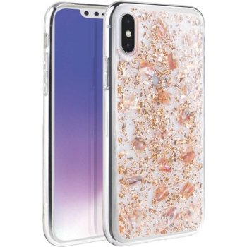 Pouzdro Uniq Hybrid iPhone XS Max Lumence Clear - Rosedale Růžově zlaté