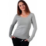 Jožánek kojicí tričko Kateřina dlouhý rukáv olivové – Zboží Dáma