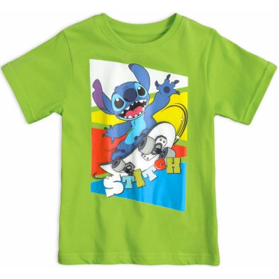 Dětské tričko STITCH SKATE zelené – Zboží Dáma