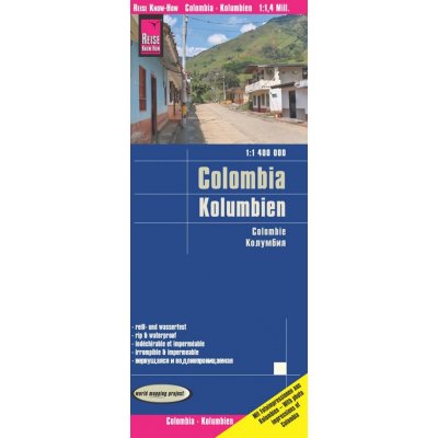 World Mapping Project Reise Know-How Landkarte Kolumbien 1:1.400.000 . Colombia / Colombie